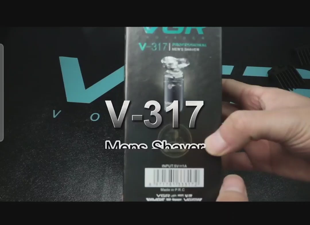 VGR V-317 Waterproof Electric Rotary Shaver