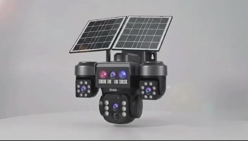 WiFi Solar Security Camera X3 – 4K Ultra HD 12MP