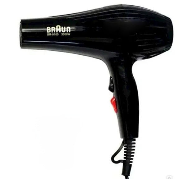 Braun BR-9100 Professional Hair Dryer 3000W (Inverter) – Made in Germany