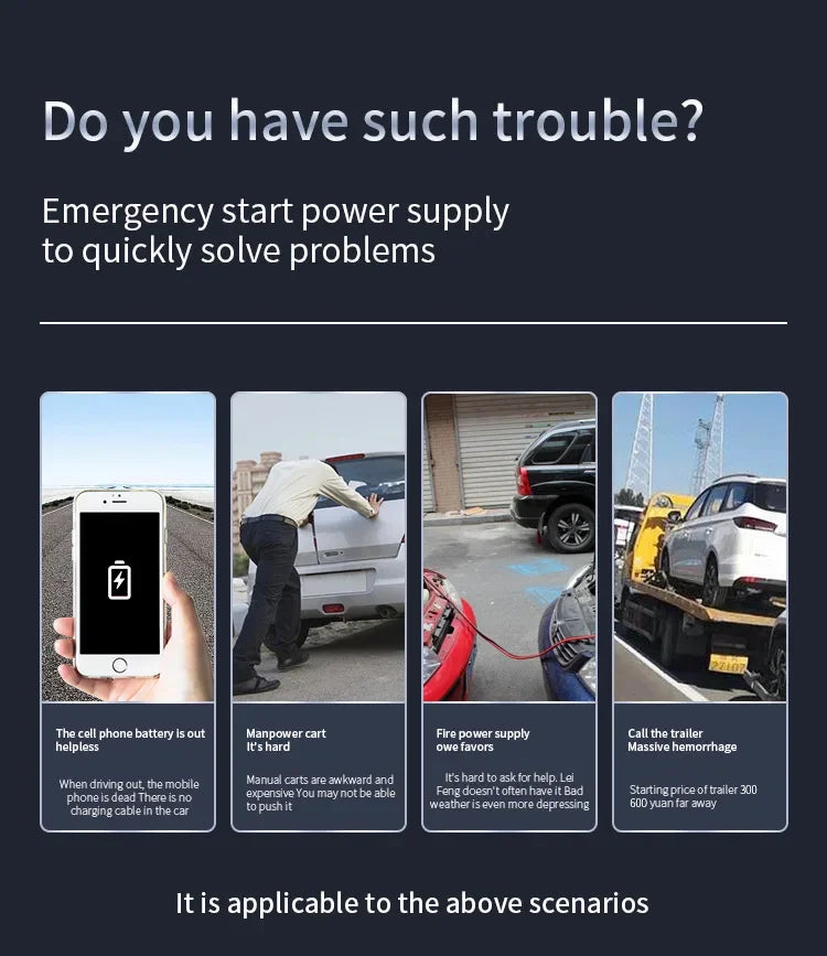 HIGH POWER Car Jump Starter – 49800mAh
