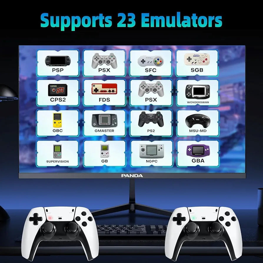Game Stick Pro 4K – Wireless Retro Gaming Console with 20,000+ Games & 2 Controllers