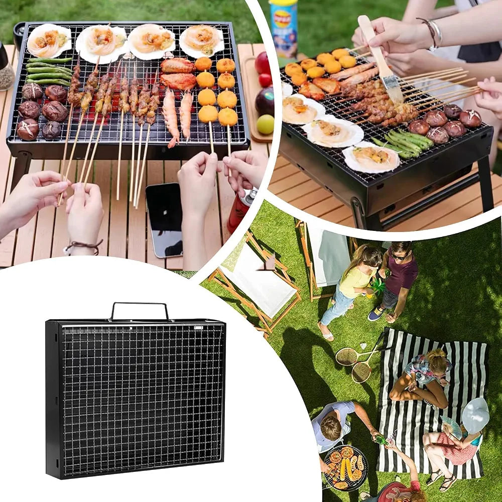 Portable Foldable Charcoal BBQ Grill