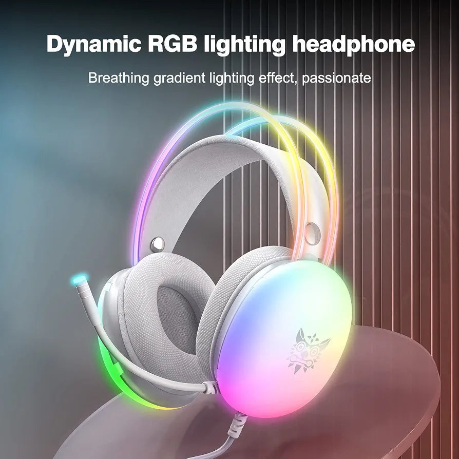 ONIKUMA Gaming Headset with RGB Lighting