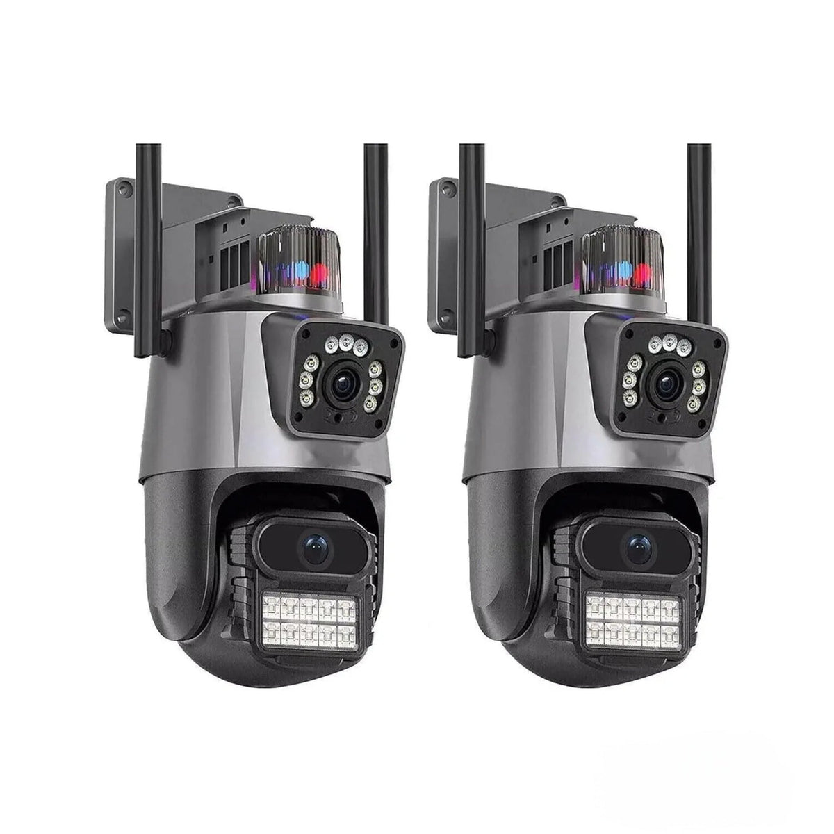 8MP dual-lens PTZ WiFi security camera front view