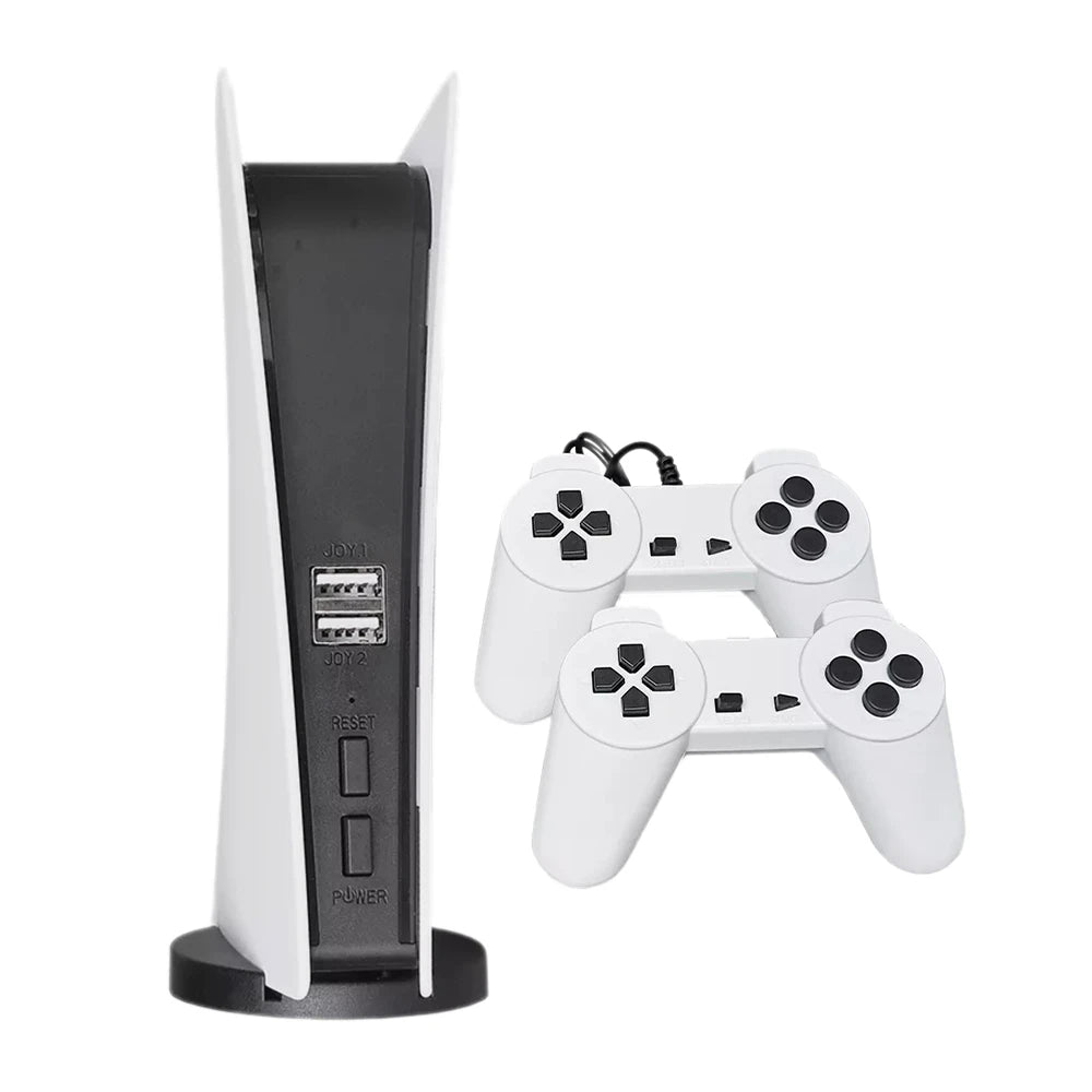 GS5 Retro TV Game Console – 8-Bit, 300 Built-In Classic Games, 2 Wired Controllers
