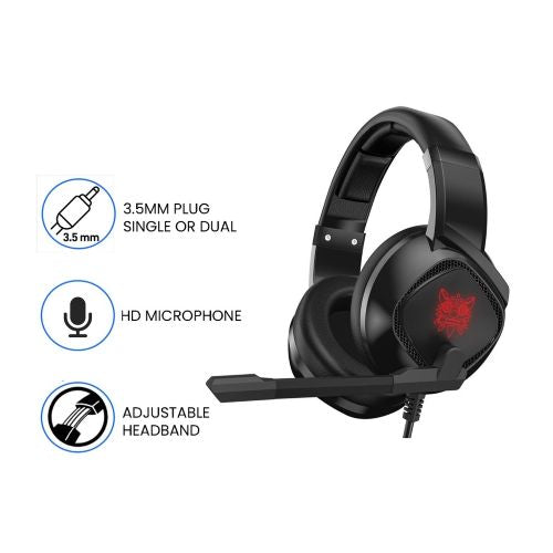 ONIKUMA Wired Gaming Headset – 3D Sound & HD Noise-Cancelling Mic