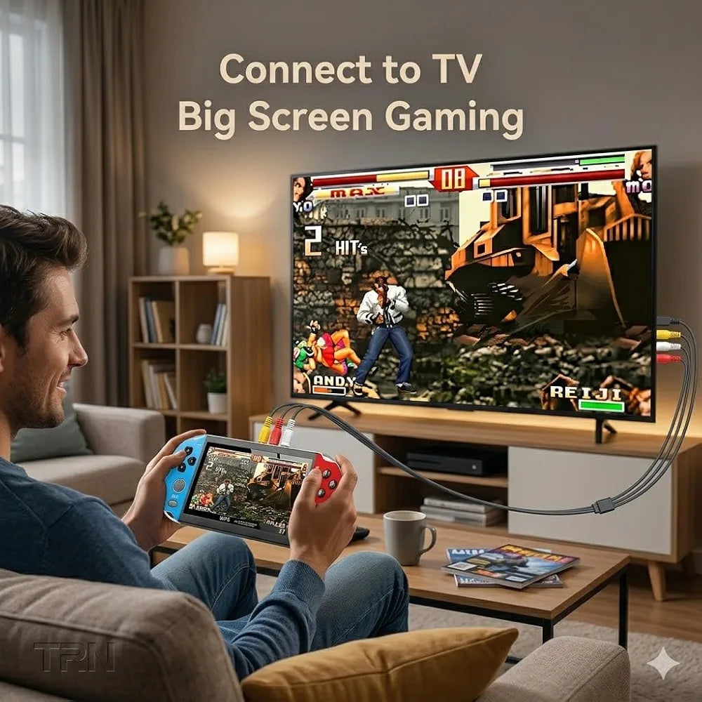 X7 Portable Game Console – 10,000+ Built-in Games, 4.3" HD Display, MP5 Player