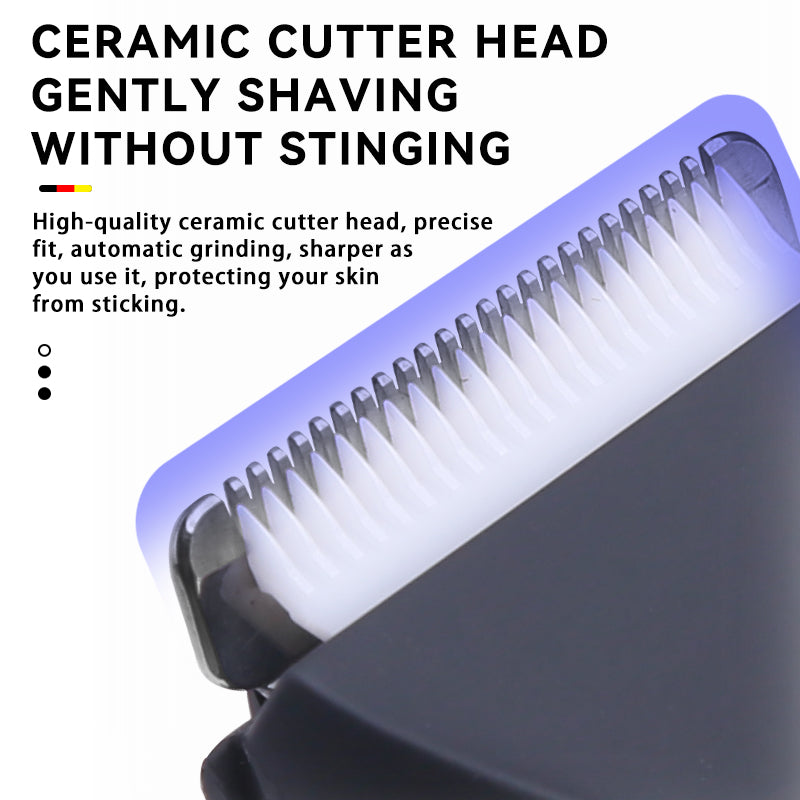 Kemei KM-1846 Waterproof Body Trimmer with Ceramic Blades