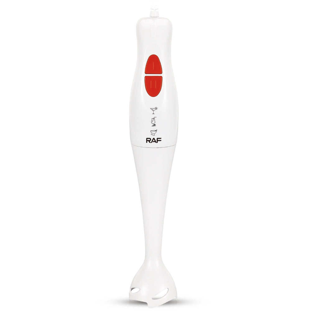 RAF Hand Blender – 300W Stick Immersion Blender with 4 Stainless Steel Blades