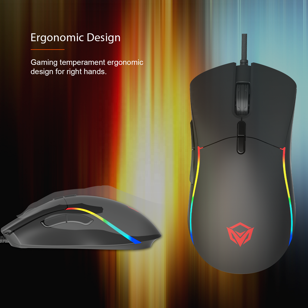 Meetion GM19 RGB Gaming Mouse – 12000 DPI