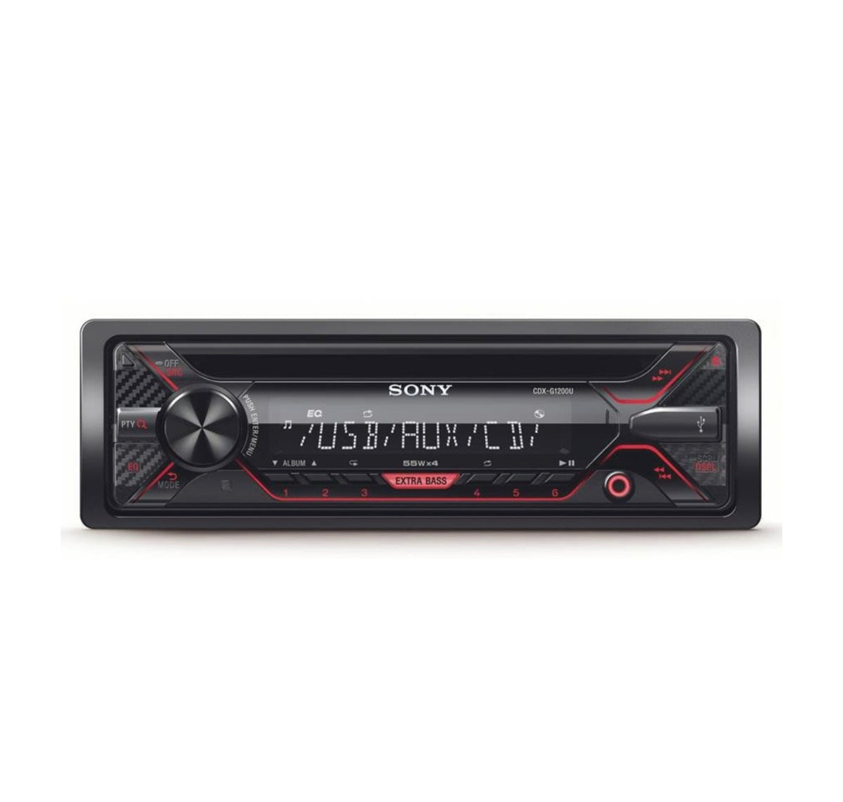Sony 1200U Car Audio Player – Bluetooth, USB & AUX | Crystal-Clear Sound