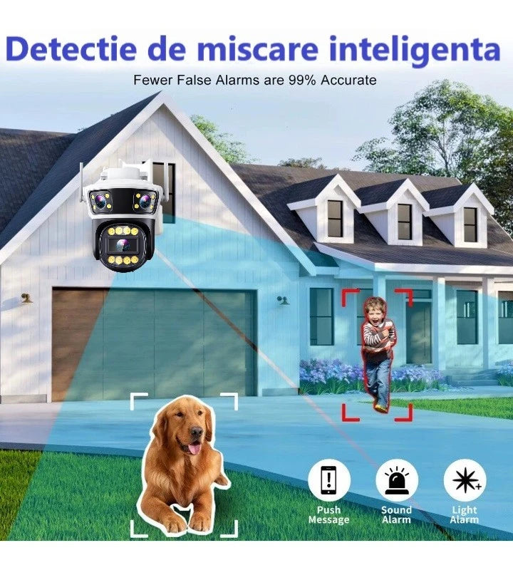 Dual-Lens 4K WiFi Security Camera – ICAM365