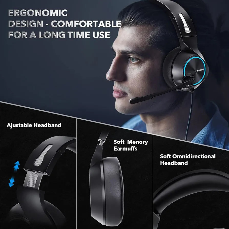 NUBWO N11 Gaming Headset – 3D Surround Sound & Noise-Cancelling Mic