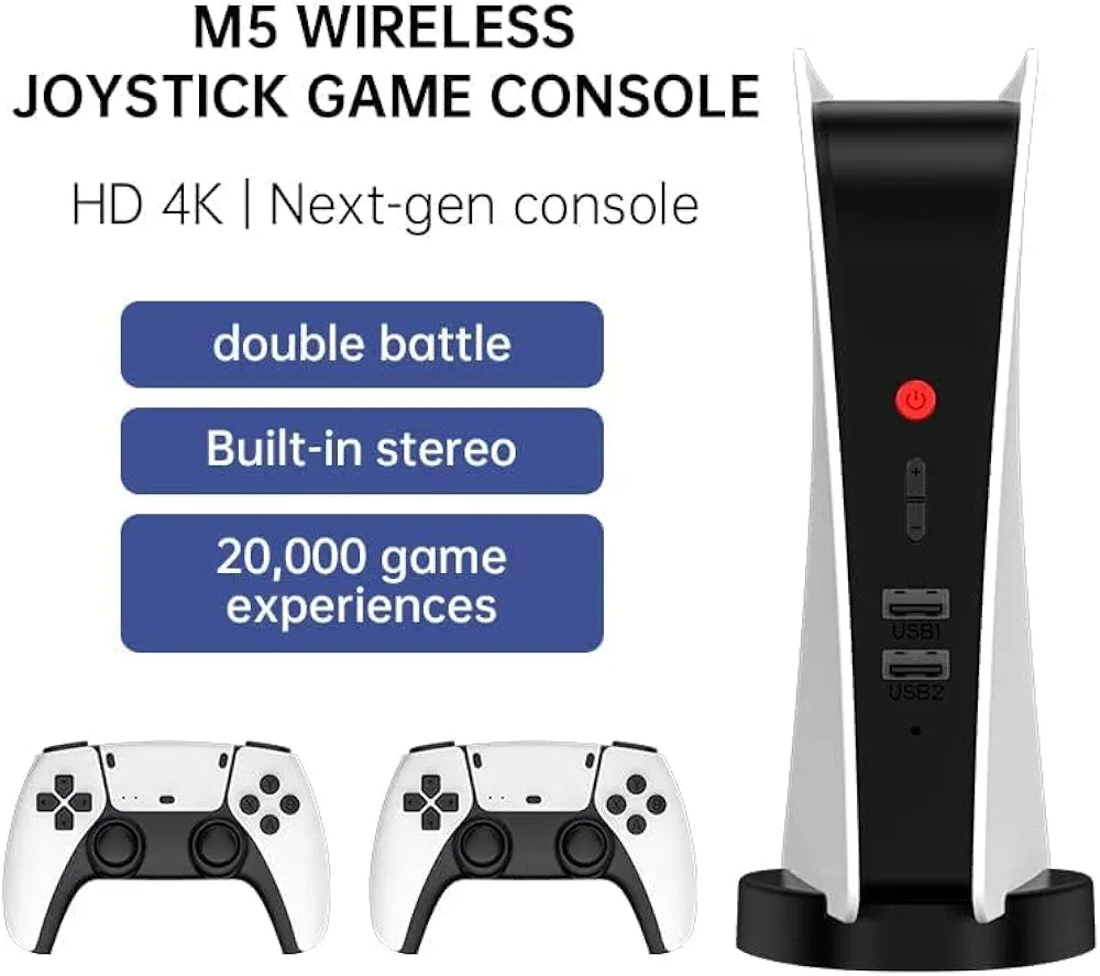 M5 Wireless Joystick Game Console – 4K UHD