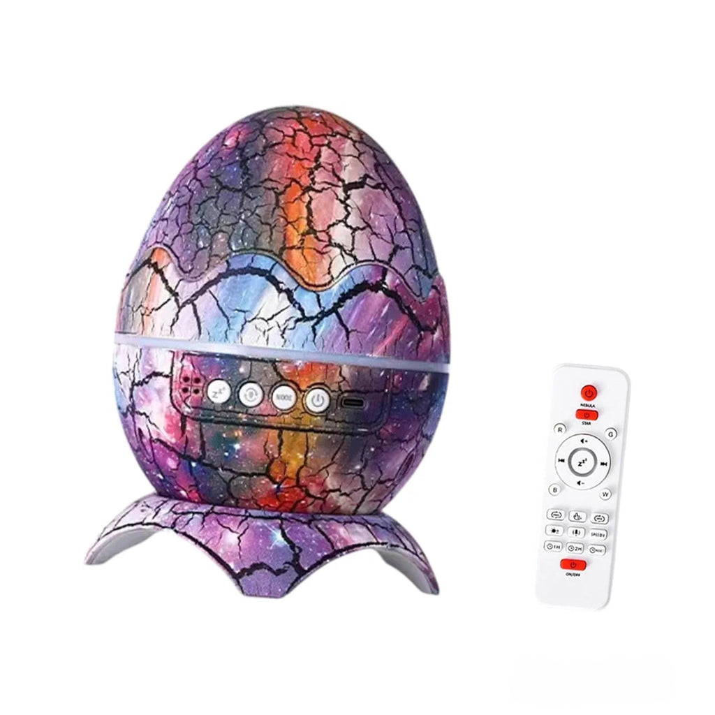 Galaxy Projector – Dinosaur Egg Night Light with Bluetooth Speaker & Remote