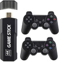 GD10 4K Game Stick - 20,000 Games | 2 Wireless Controllers | HDMI | Anti-Shake | 64GB
