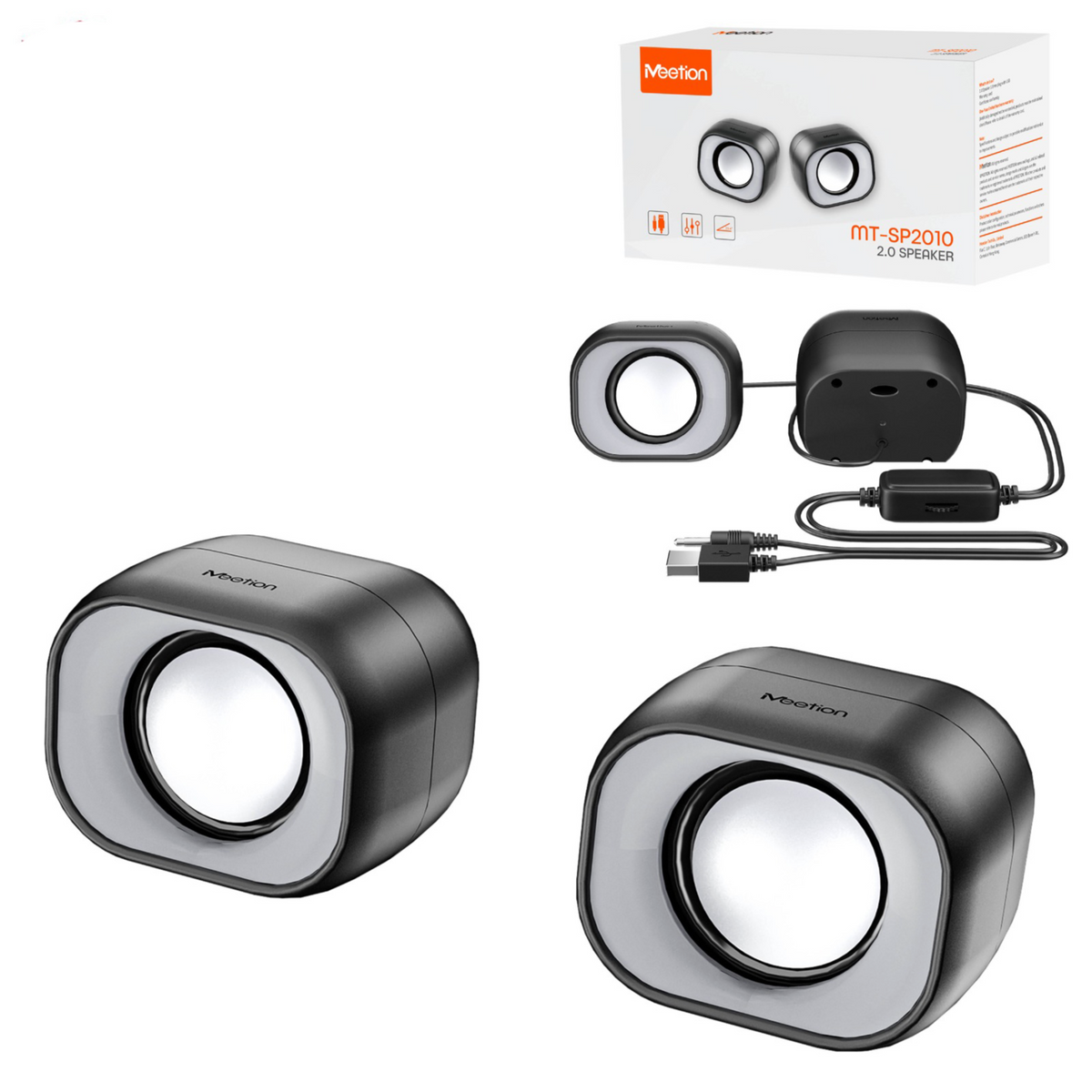 Meetion MT-SP2010 2.0 Desktop Speaker