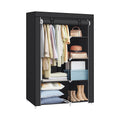 Portable Fabric Wardrobe Closet with Shelves – 170×90×45 cm