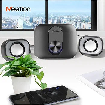 Meetion MT-SP2110 2.1 Speaker System with Bluetooth
