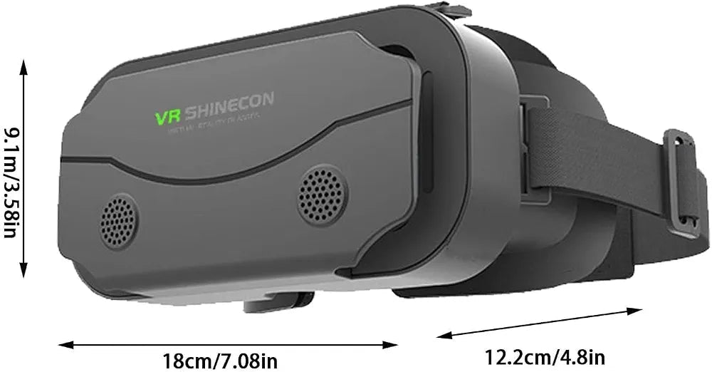 VR Shinecon SC-G13 – Virtual Reality Glasses with HD Lenses, Built-in Speakers & Large-Screen Compatibility