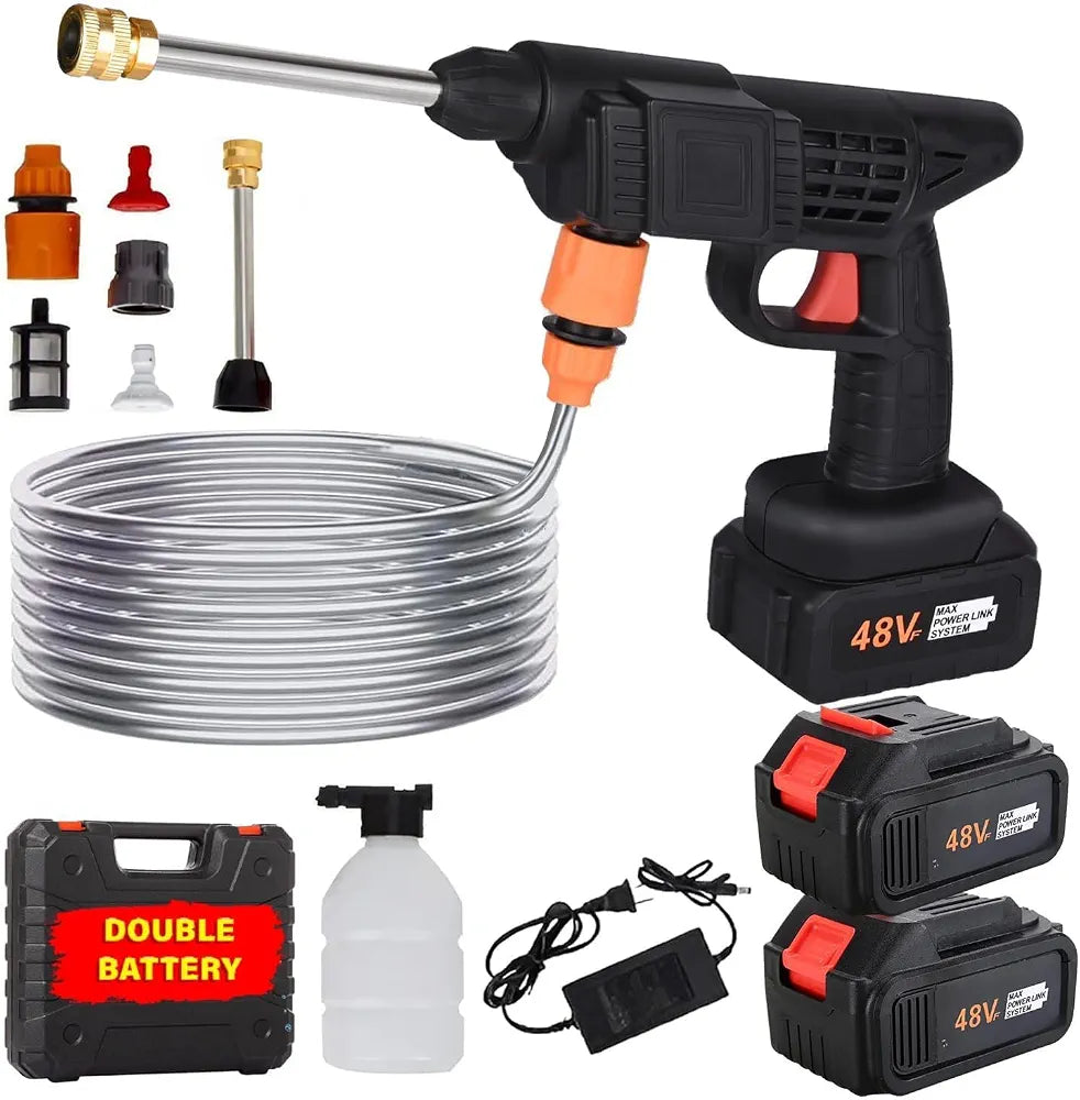 Cordless Portable Pressure Washer – 48V 300W Copper Core Motor