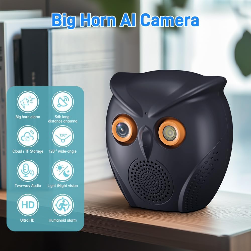 Owl WiFi Security Camera 1080p