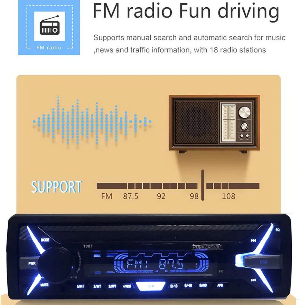 Sony Bluetooth Car Stereo – FM, USB, SD Card, AUX, Hands-Free, Steering Wheel Control, Remote