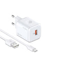 MOXOM MX-HC162 QC18W USB-A Fast Charger with USB-C Cable