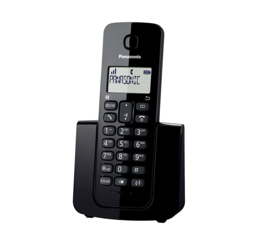 Panasonic KX-TGB110 Digital Cordless Phone with Caller ID – Black