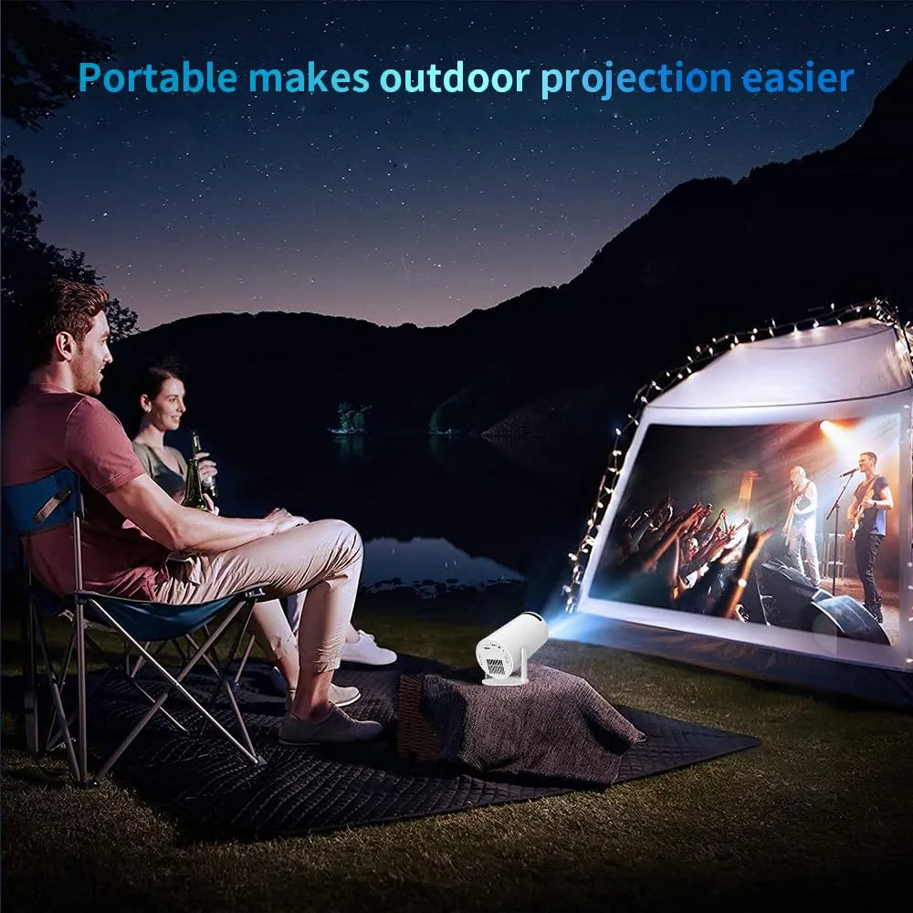 HY300 Pro Smart Projector – Android 11, 4K Support, 20,000 Games, WiFi, Bluetooth, 40"-120" Display