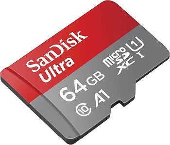 SanDisk Ultra 64GB microSDXC UHS-I Card – A1, Class 10, Up to 120MB/s