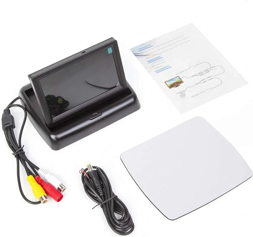 4.3" Foldable LCD Monitor + Rear Camera Kit
