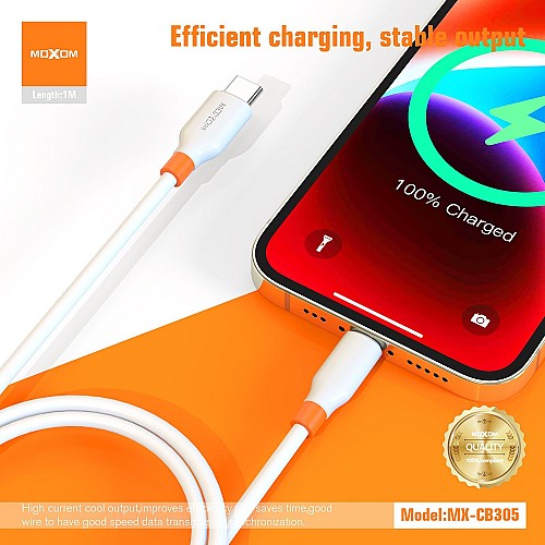MOXOM MX-CB305 36W USB-C to Lightning Fast Charging Cable