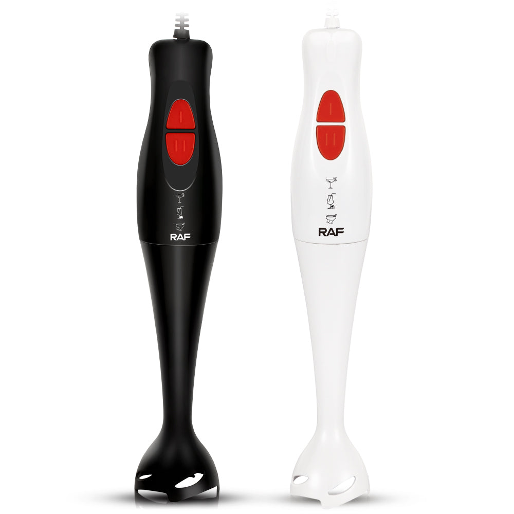 RAF Hand Blender – 300W Stick Immersion Blender with 4 Stainless Steel Blades