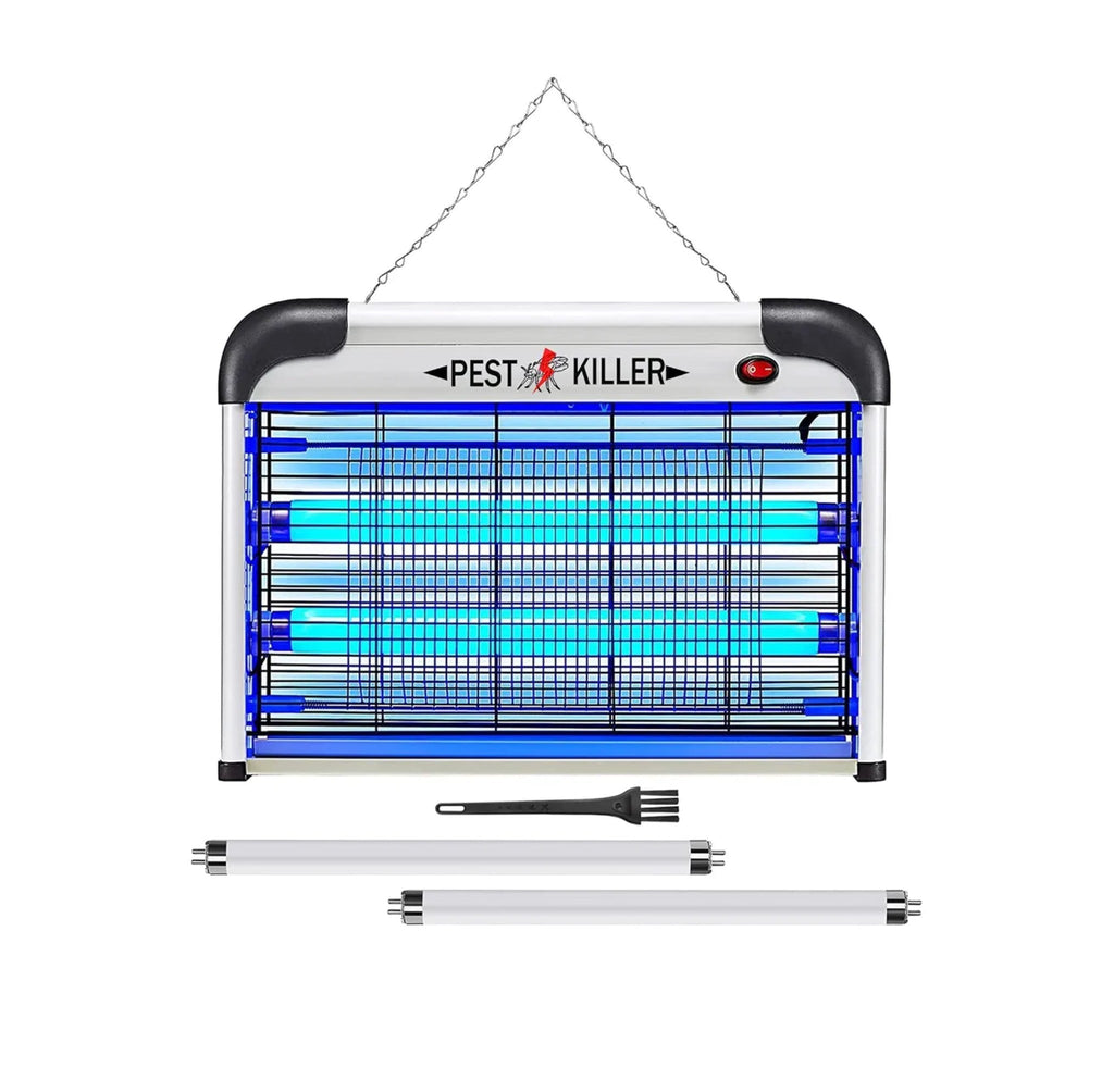 Electric UV Insect Killer with Dual Lamps & Removable Tray