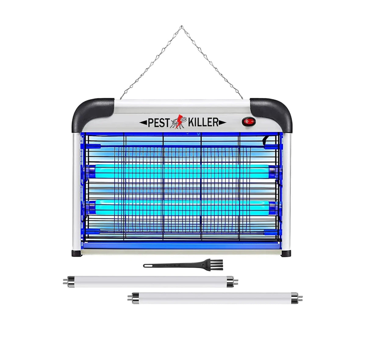 Electric UV Insect Killer with Dual Lamps & Removable Tray