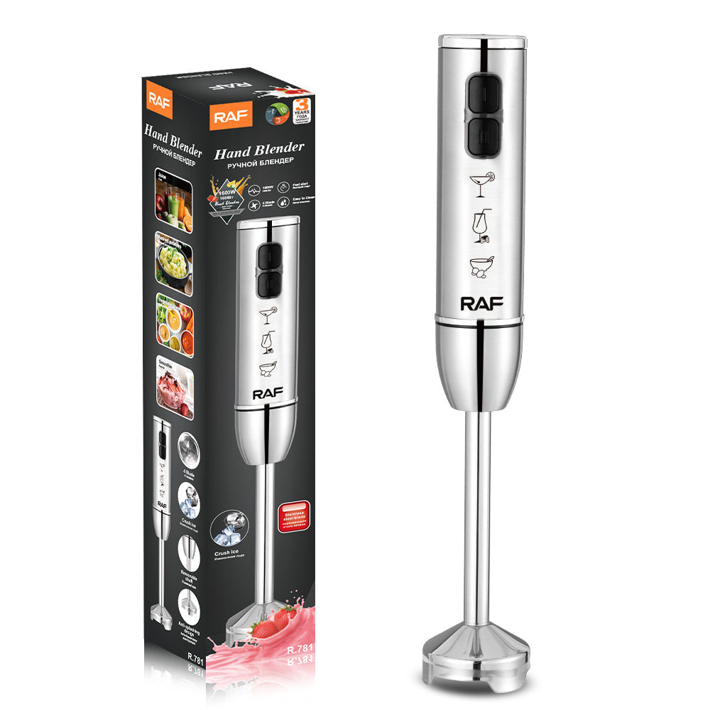 RAF Hand Blender R.781 – 1600W Stainless Steel