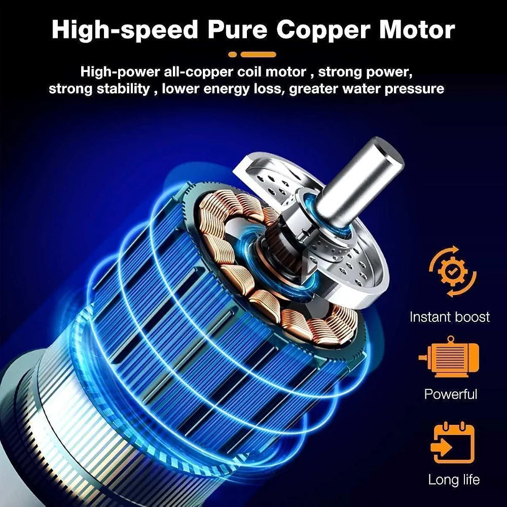 Cordless Portable Pressure Washer – 48V 300W Copper Core Motor