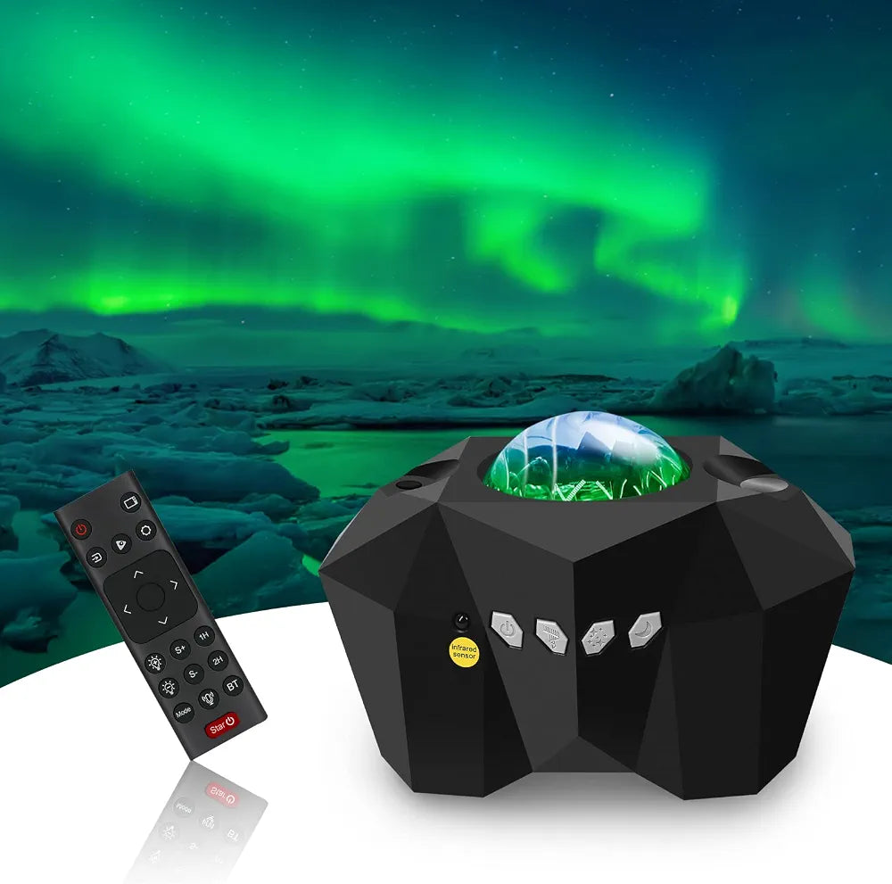 Dream Aurora Star Light Projector 3-in-1 with Bluetooth Speaker & Remote