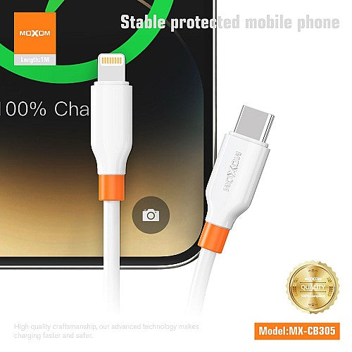 MOXOM MX-CB305 36W USB-C to Lightning Fast Charging Cable