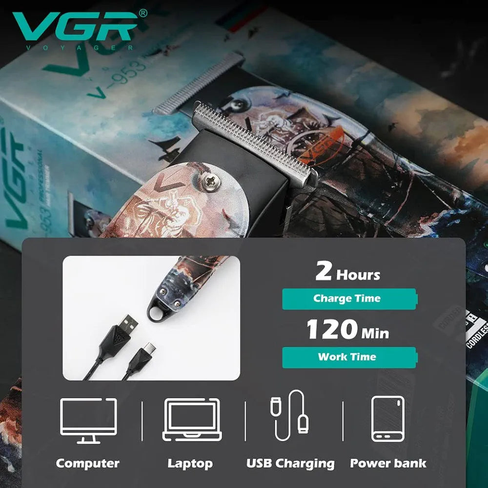 VGR V-953 Professional Cordless Hair Trimmer