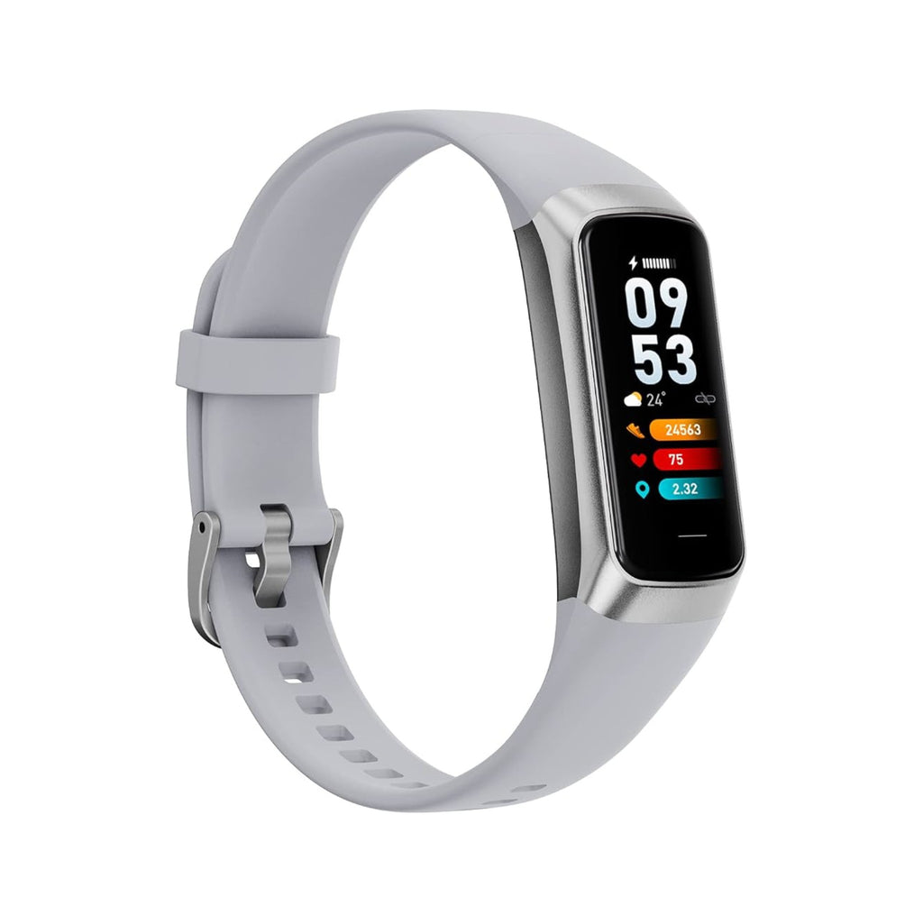 UMEGET Smart Band — 1.1" HD Fitness Tracker with Heart Rate, Sleep & Sport Modes (Black / White)