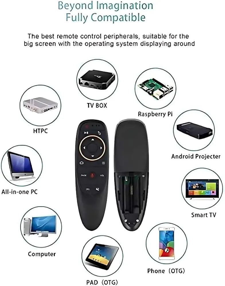 G10 Air Mouse Remote – 2.4GHz Wireless with Voice Control