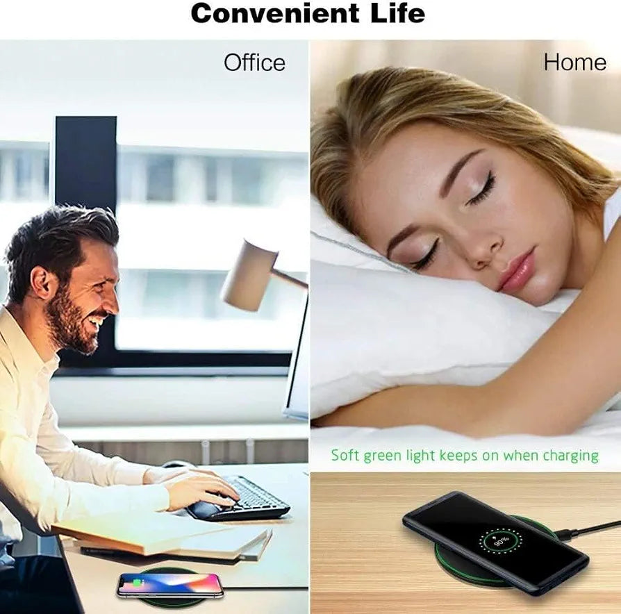 TOVYS-KC-N5 Wireless Charger Pad – 9W Fast Charge, Case Friendly