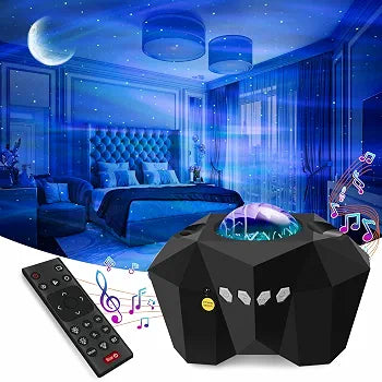 Dream Aurora Star Light Projector 3-in-1 with Bluetooth Speaker & Remote