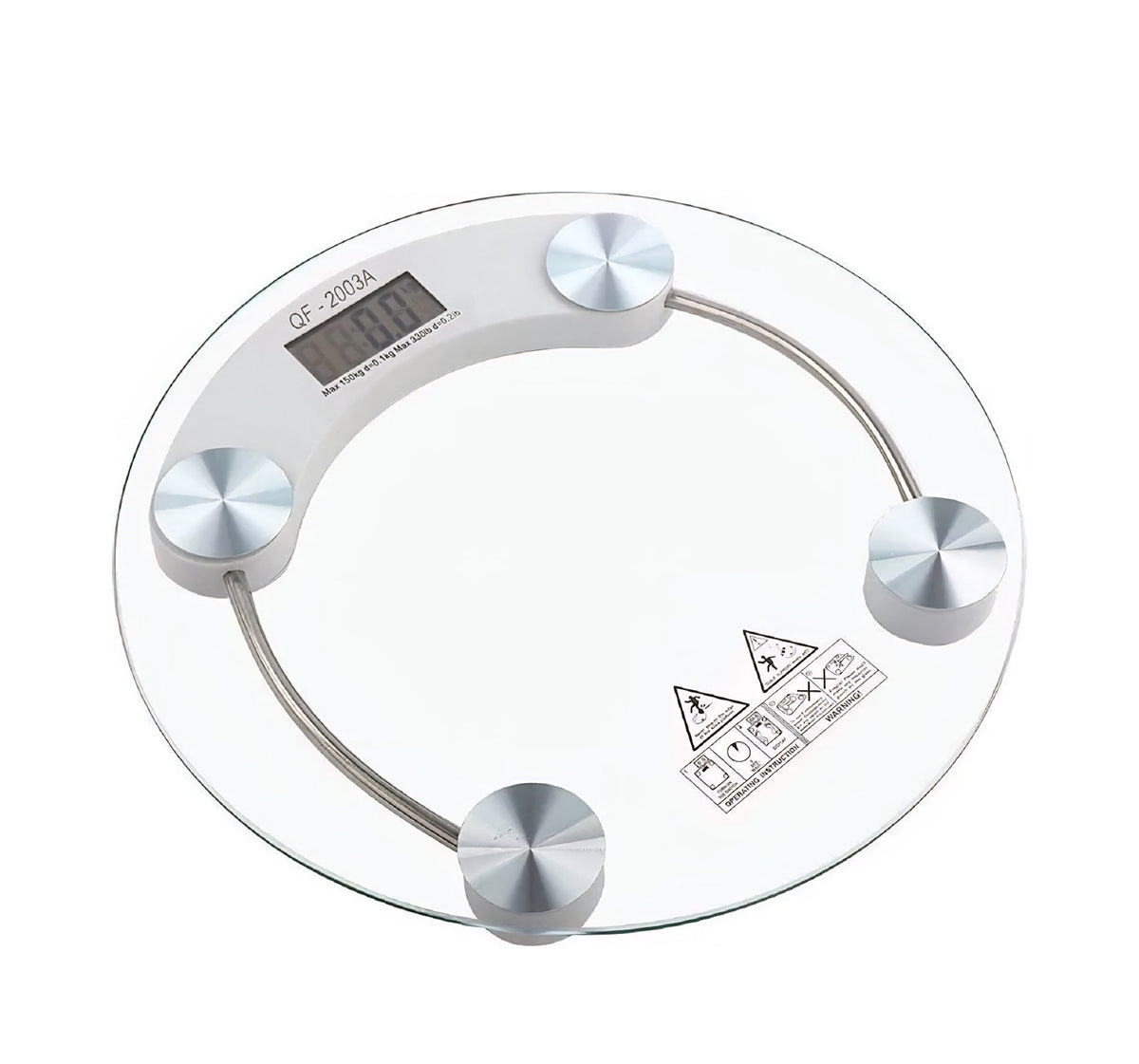 Round QF-2003A digital glass bathroom scale