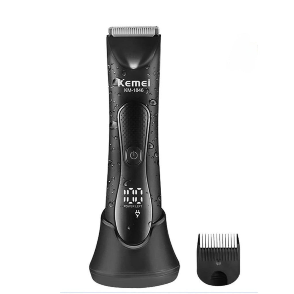 Kemei KM-1846 Waterproof Body Groomer for Men