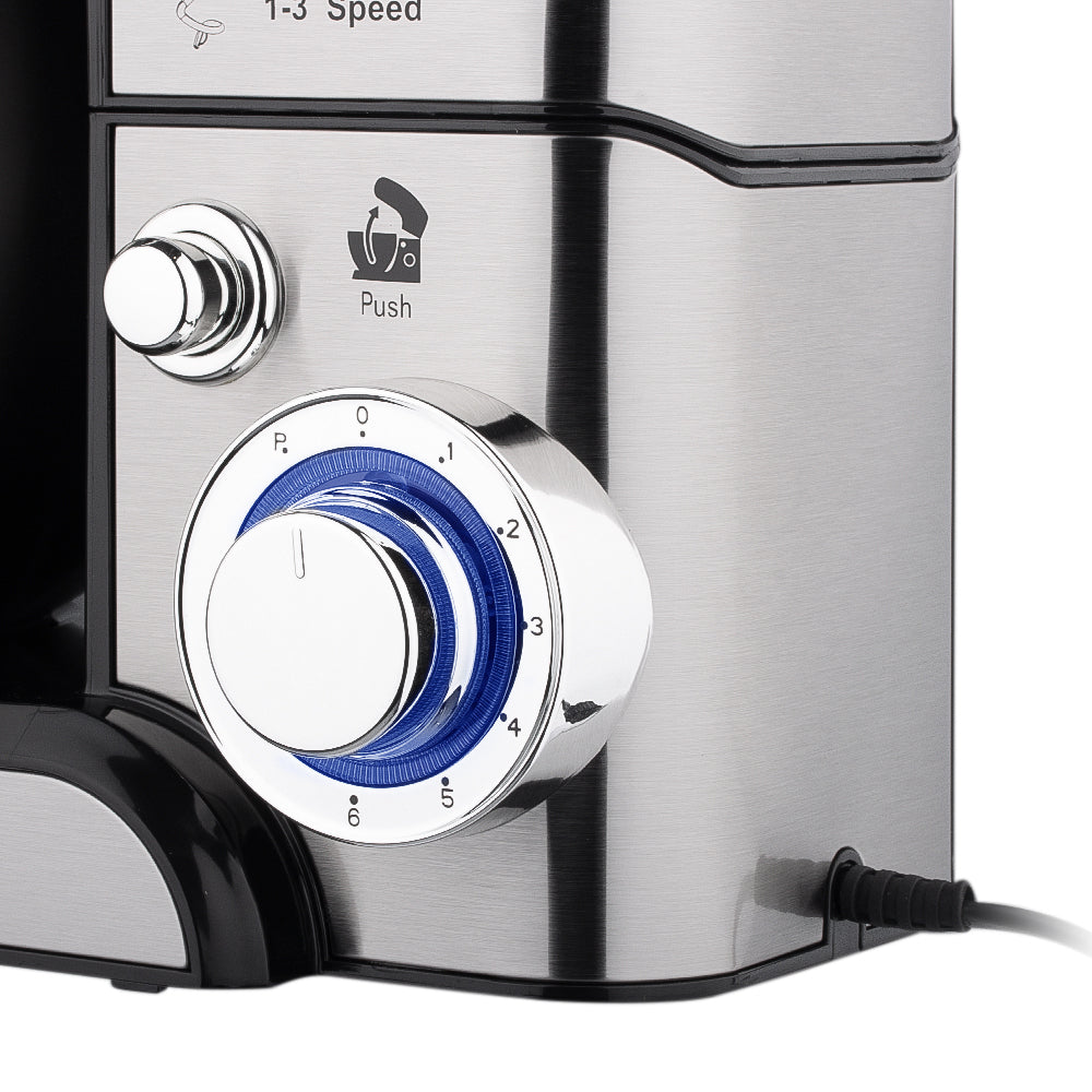 RAF Stand Mixer 1000W – 6-Speed | 5L Stainless Steel Bowl | 4 Attachments | Model SC.209