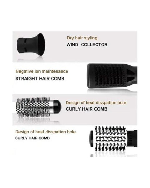 DSP 4-in-1 Hair Styler Brush – 1200W Professional Hot Air Brush