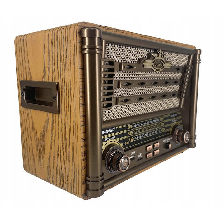 Raiseng R-1827BT Antika Vintage Bluetooth Radio Speaker – Large Size